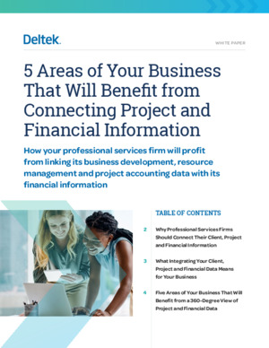 5 Areas of Your Business That Will Benefit from Connecting Project and Financial Information